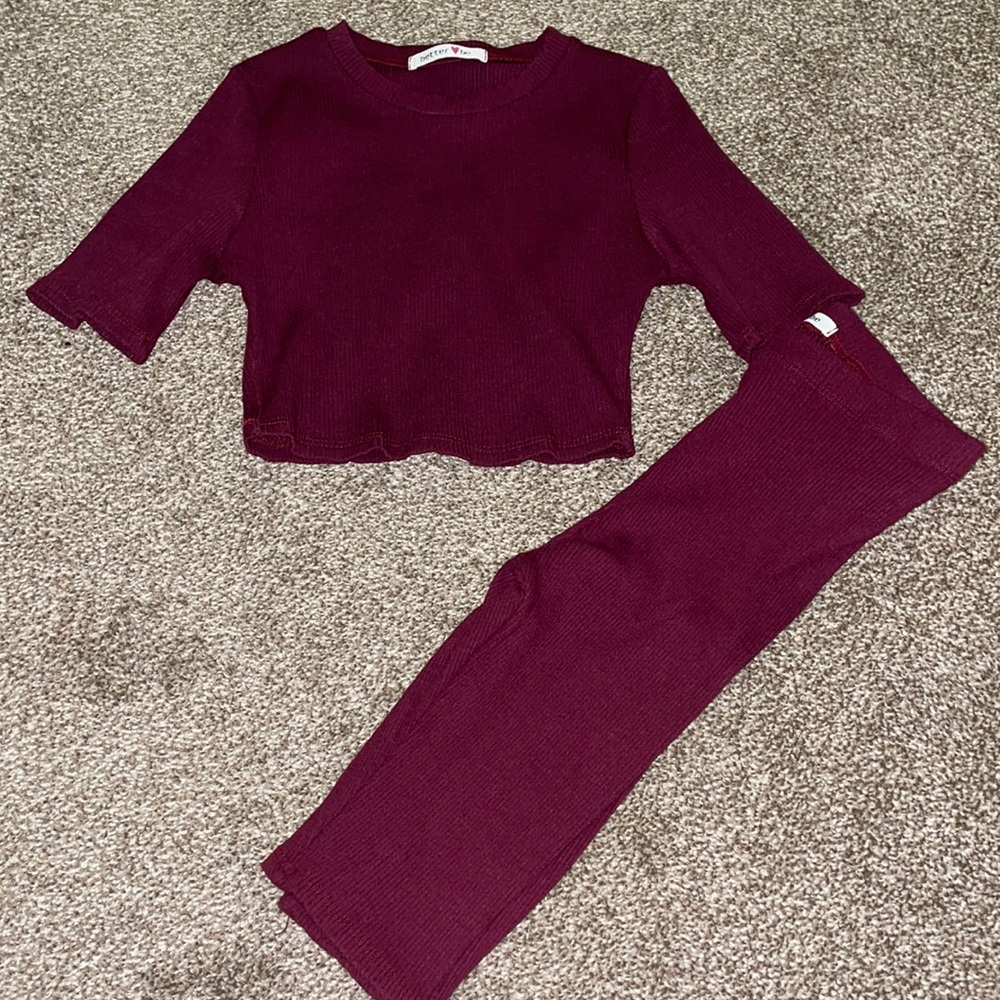 Crop top and shorts set